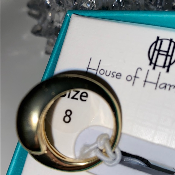 New House of Harlow 1960 14Kt Gold plated Ring, Size 8, Great for Christmas 🎄! - Picture 4 of 6